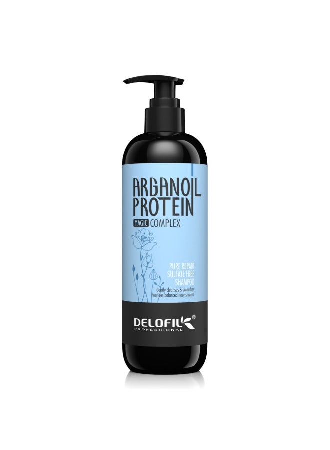 DELOFIL 800ml shampoo With Magical Argan Oil Protein From Delofil a Special Formula for Dyed and Damaged Hair  Provides Balanced Nourishment. - Image 1